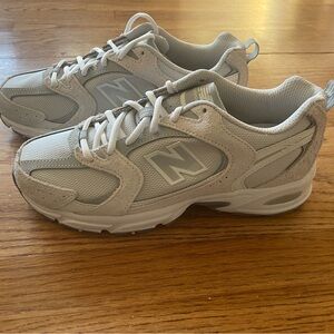 New Balance Light Gray Athletic Shoes